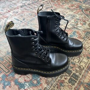 Dr. Martens platform combat boots
